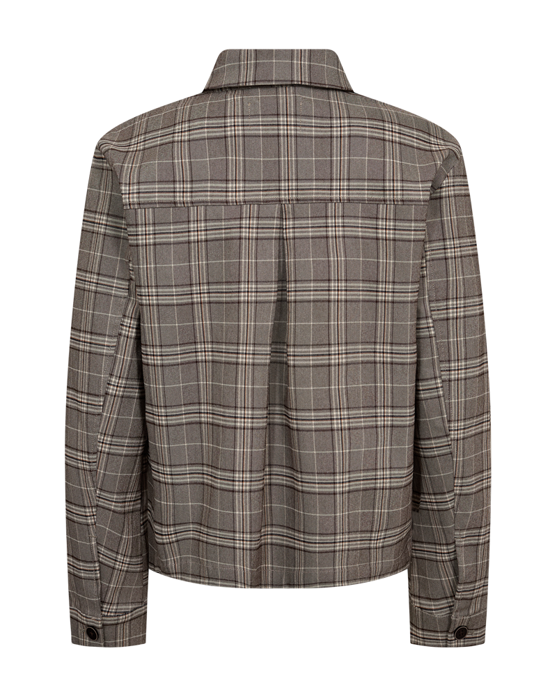 Freequent Rexo Jacket in checkered, back view