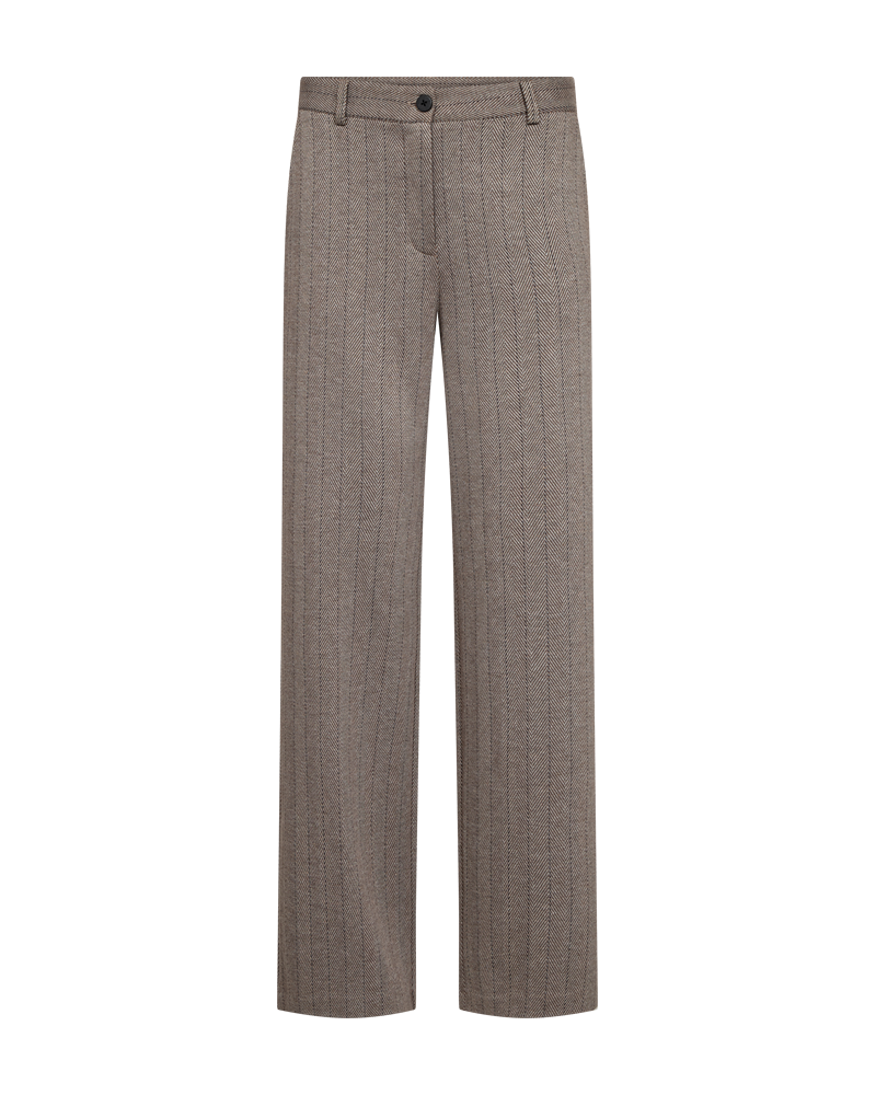 Freequent Bonnie Pants in moonbeam, front view