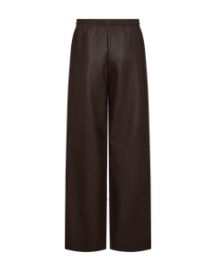 Freequent Veggy Pants in dark brown, back view