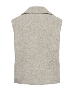 Freequent Christa Waistcoat in moonbeam, back view