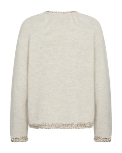 Freequent Frida Pullover in moonbeam, back view