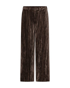 Freequent Candy Pants in chocolate, front view