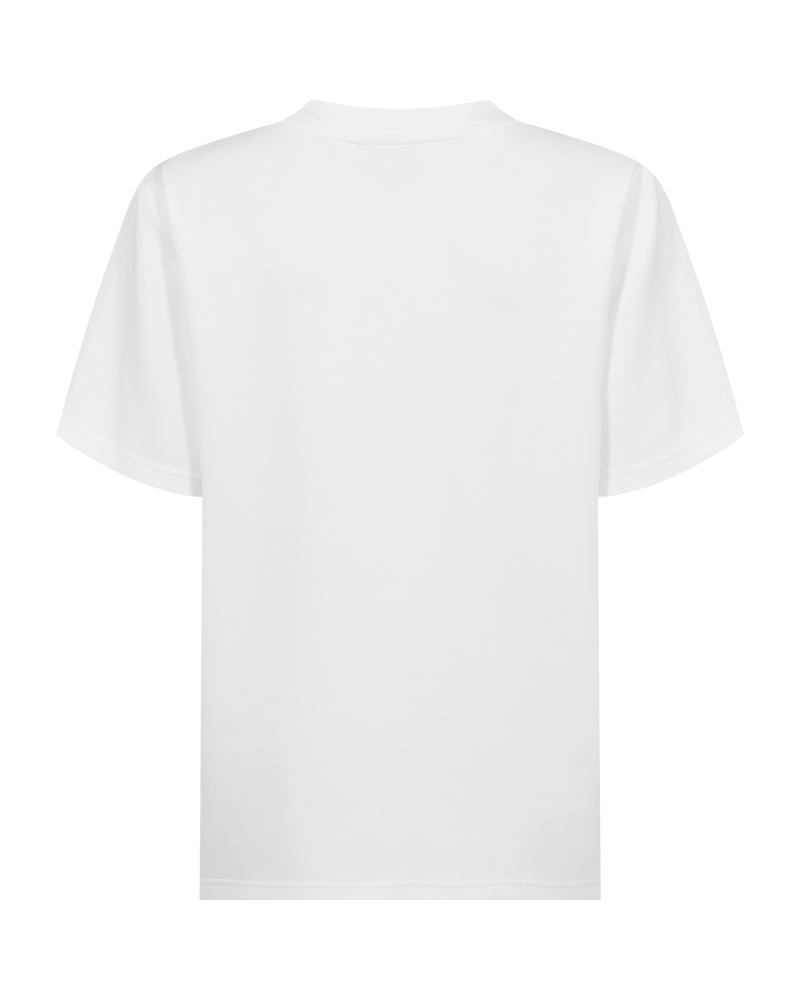 Freequent Malak T-Shirt in off white, back view