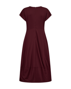 Freequent Sanni Dress in port, back view