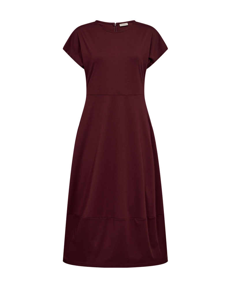Freequent Sanni Dress in port, front view