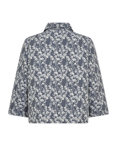 Freequent Fally Jacket in denim, back view
