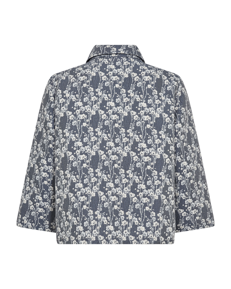 Freequent Fally Jacket in denim, back view