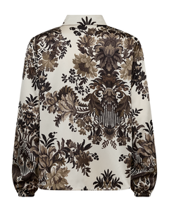 Freequent Sammy Shirt in moonbeam, back view