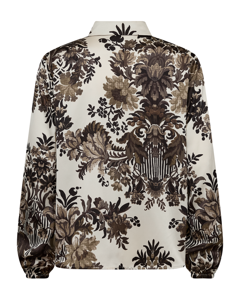 Freequent Sammy Shirt in moonbeam, back view