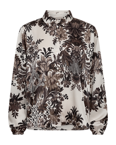 Freequent Sammy Shirt in moonbeam, front view