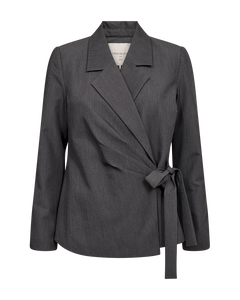 Freequent Vika Jacket in graphite, front view