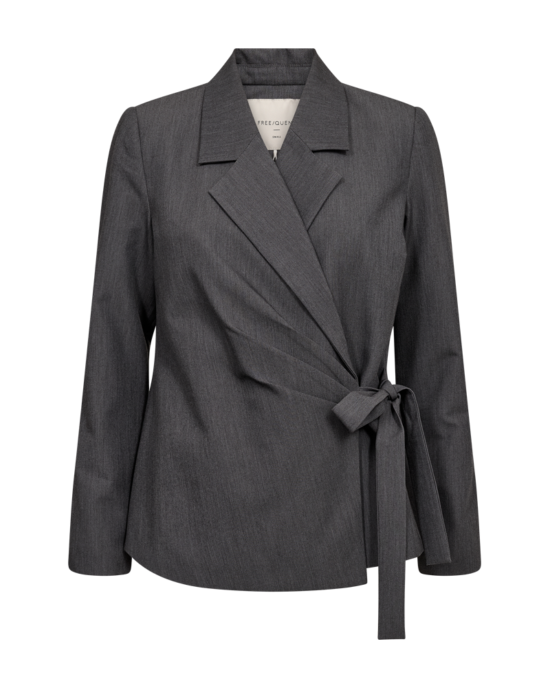 Freequent Vika Jacket in graphite, front view