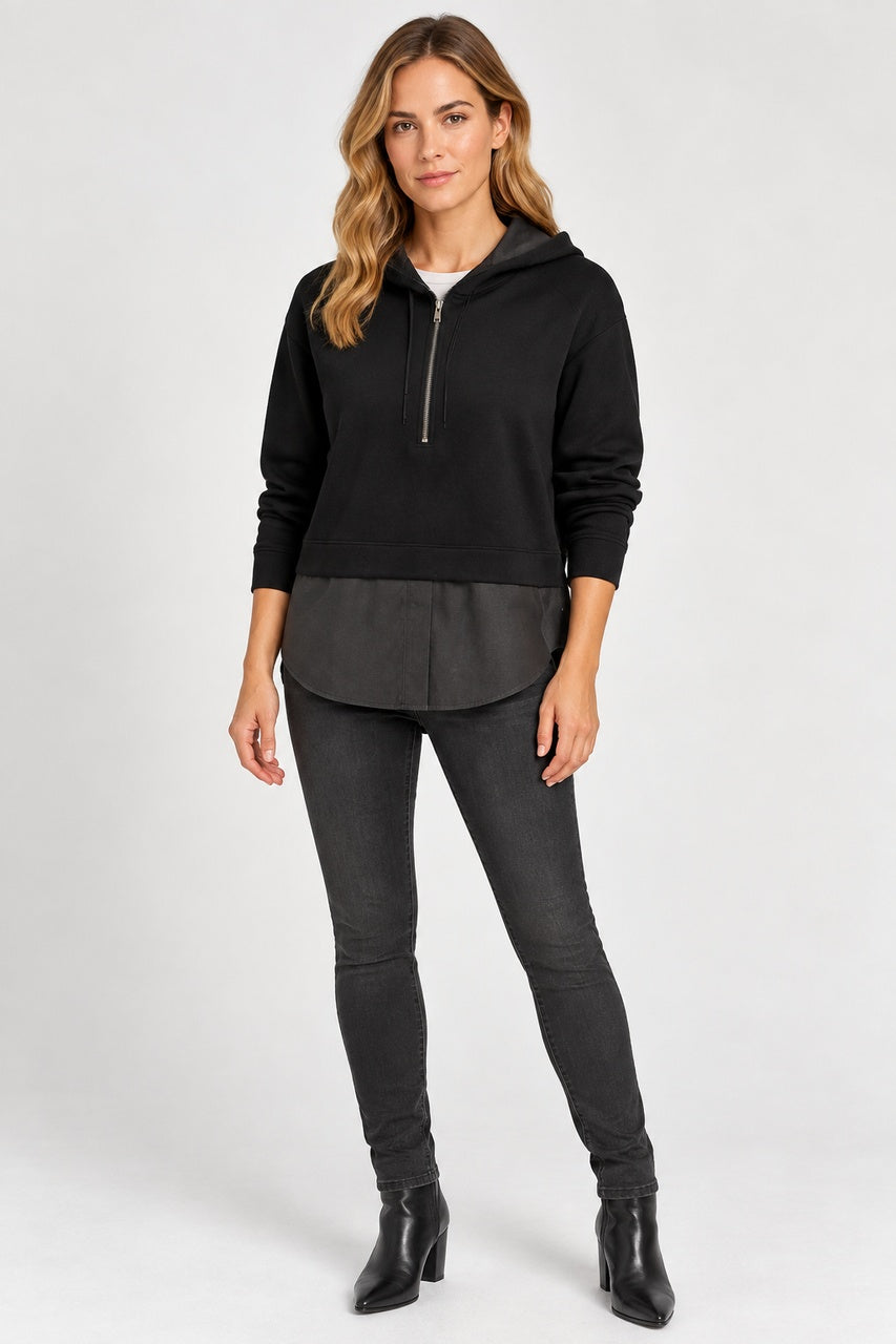 Orly Black Hooded Tunic 262189