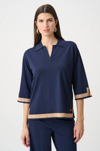 Joseph Ribkoff 253909F26 in Indigo/Caramel