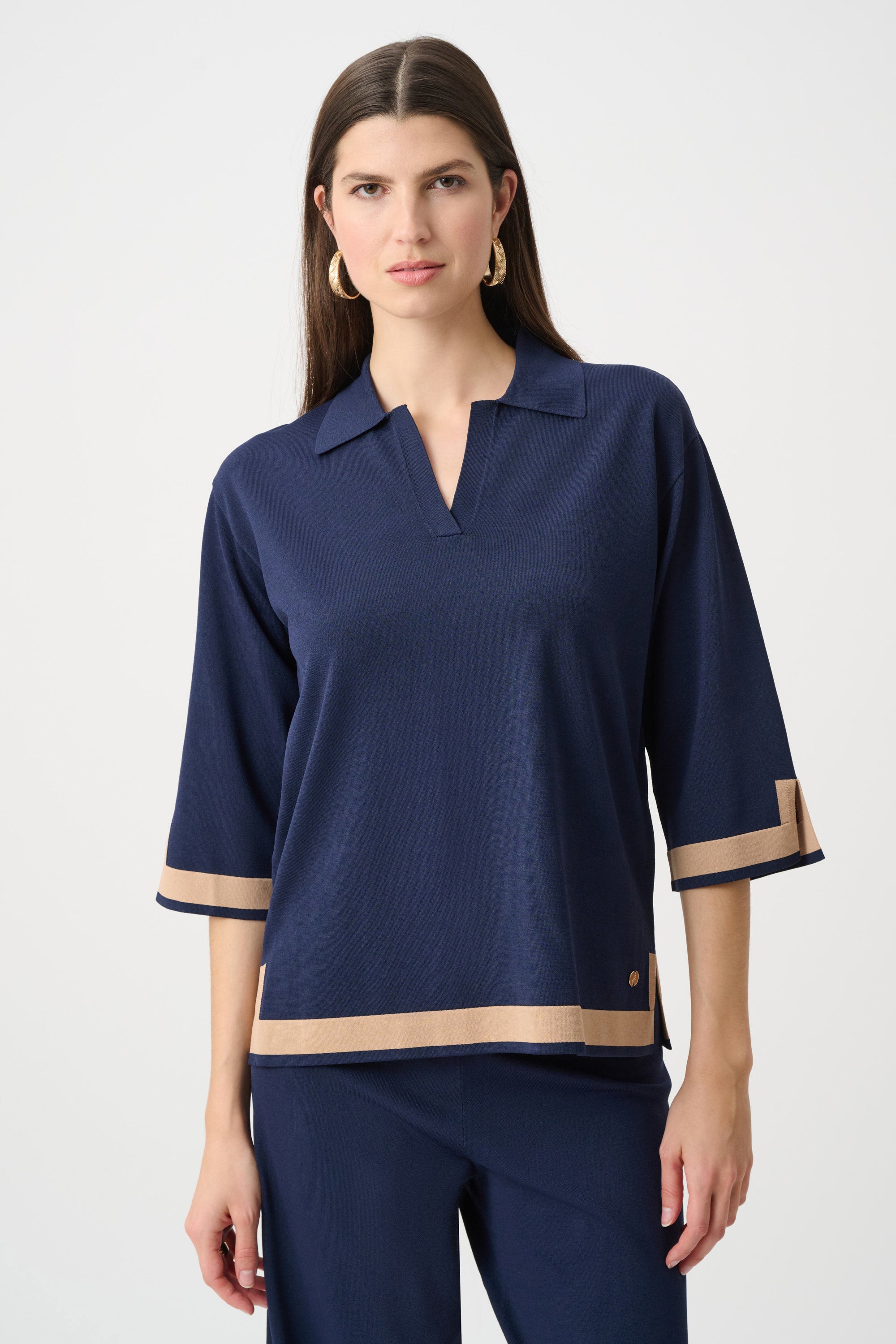 Joseph Ribkoff 253909F26 in Indigo/Caramel