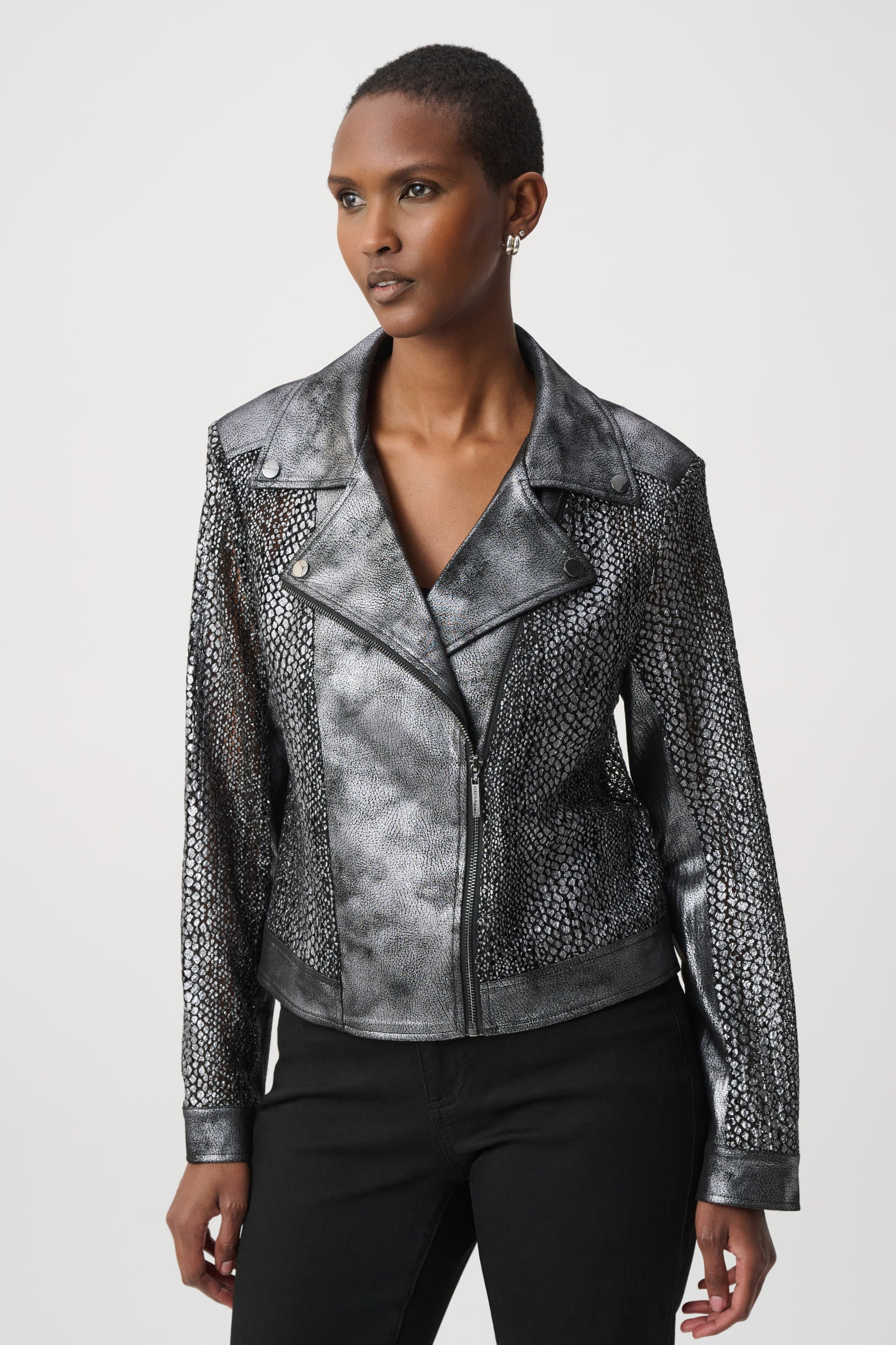 Joseph Ribkoff 262902W26 Black/Gunmetal
