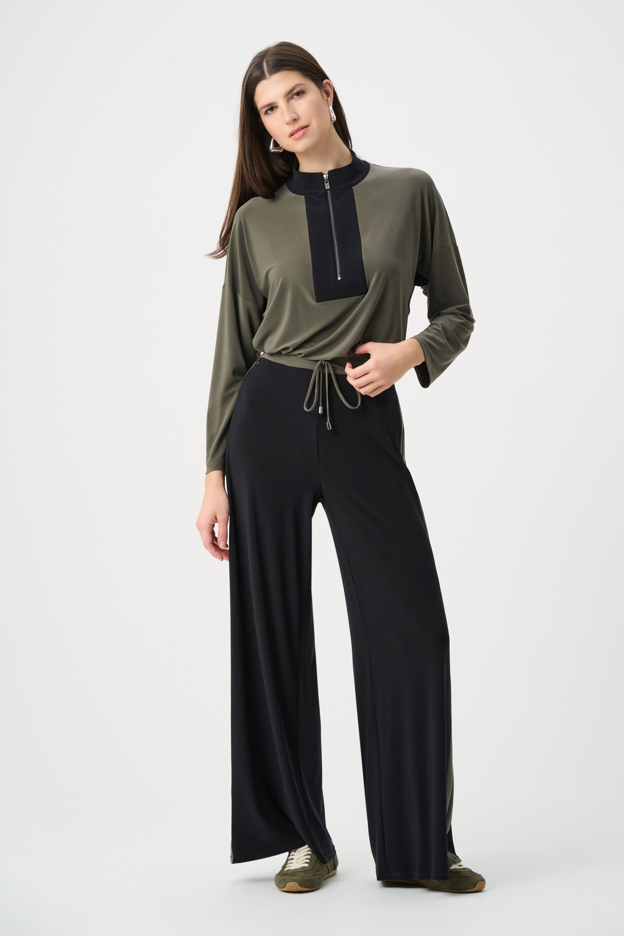 Joseph Ribkoff 263607 Black/Avocado