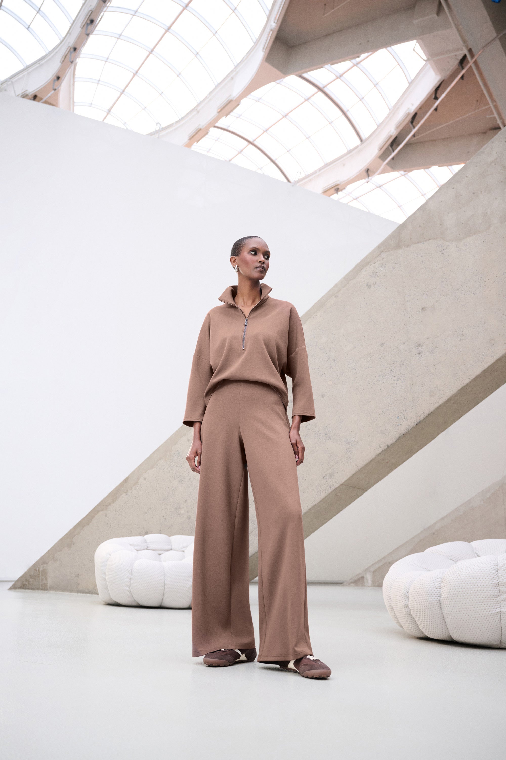 Joseph Ribkoff 263613 Mink jumpsuit view 4