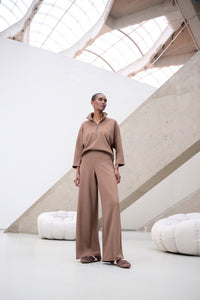 Joseph Ribkoff 263613 Mink jumpsuit view 4