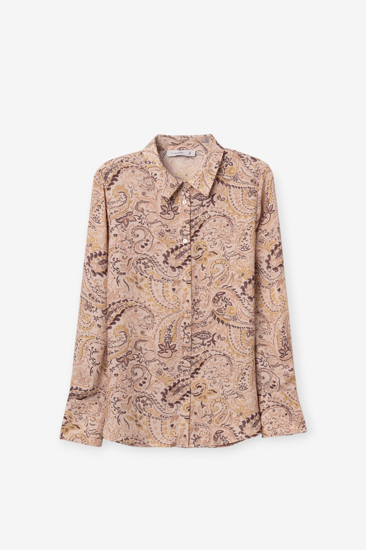 Tiffosi Paradise peach printed blouse