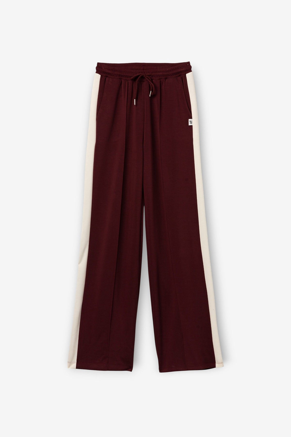 Tiffosi Vanny burgundy trousers