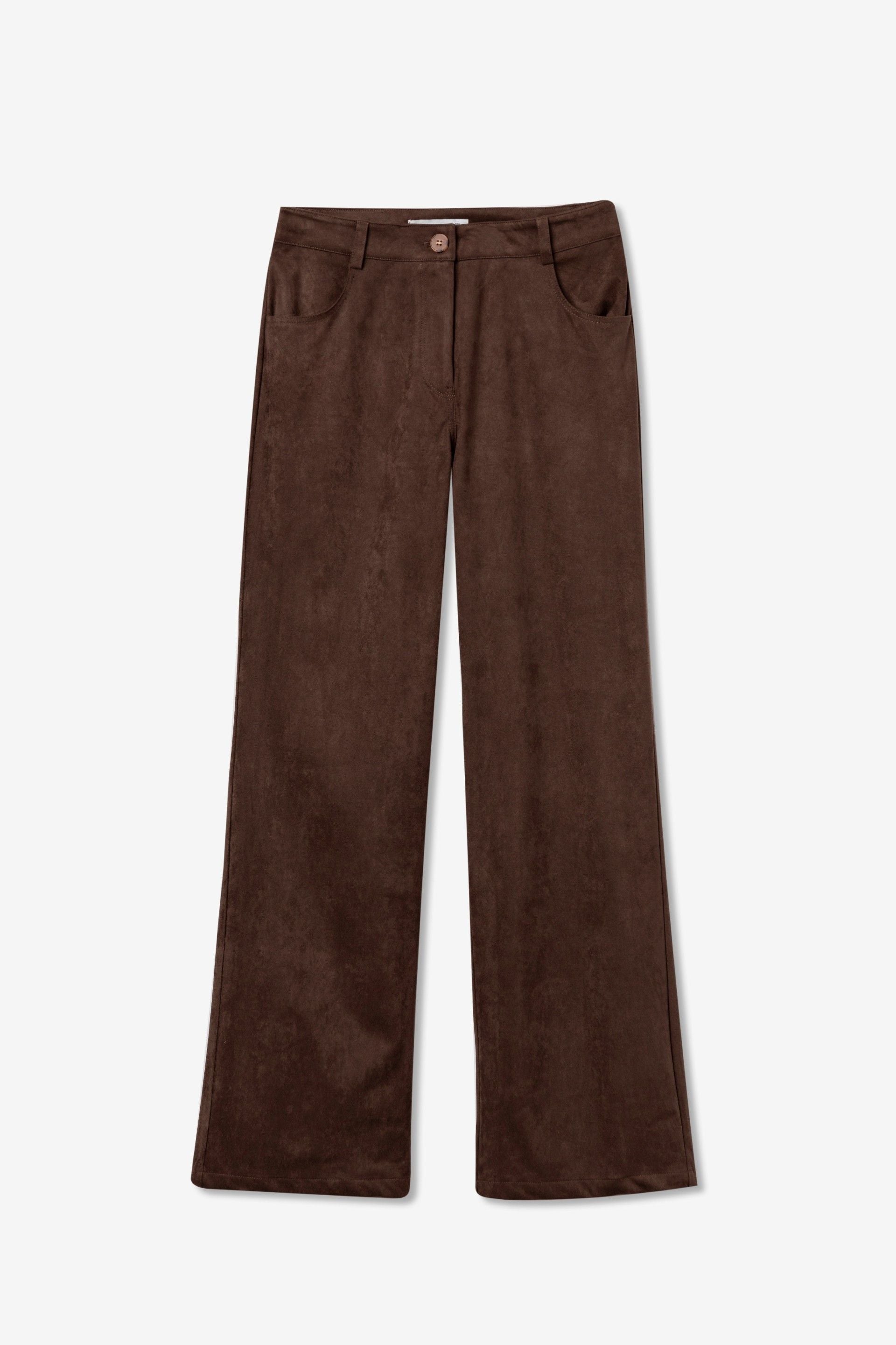 Tiffosi Isadora chocolate brown trousers