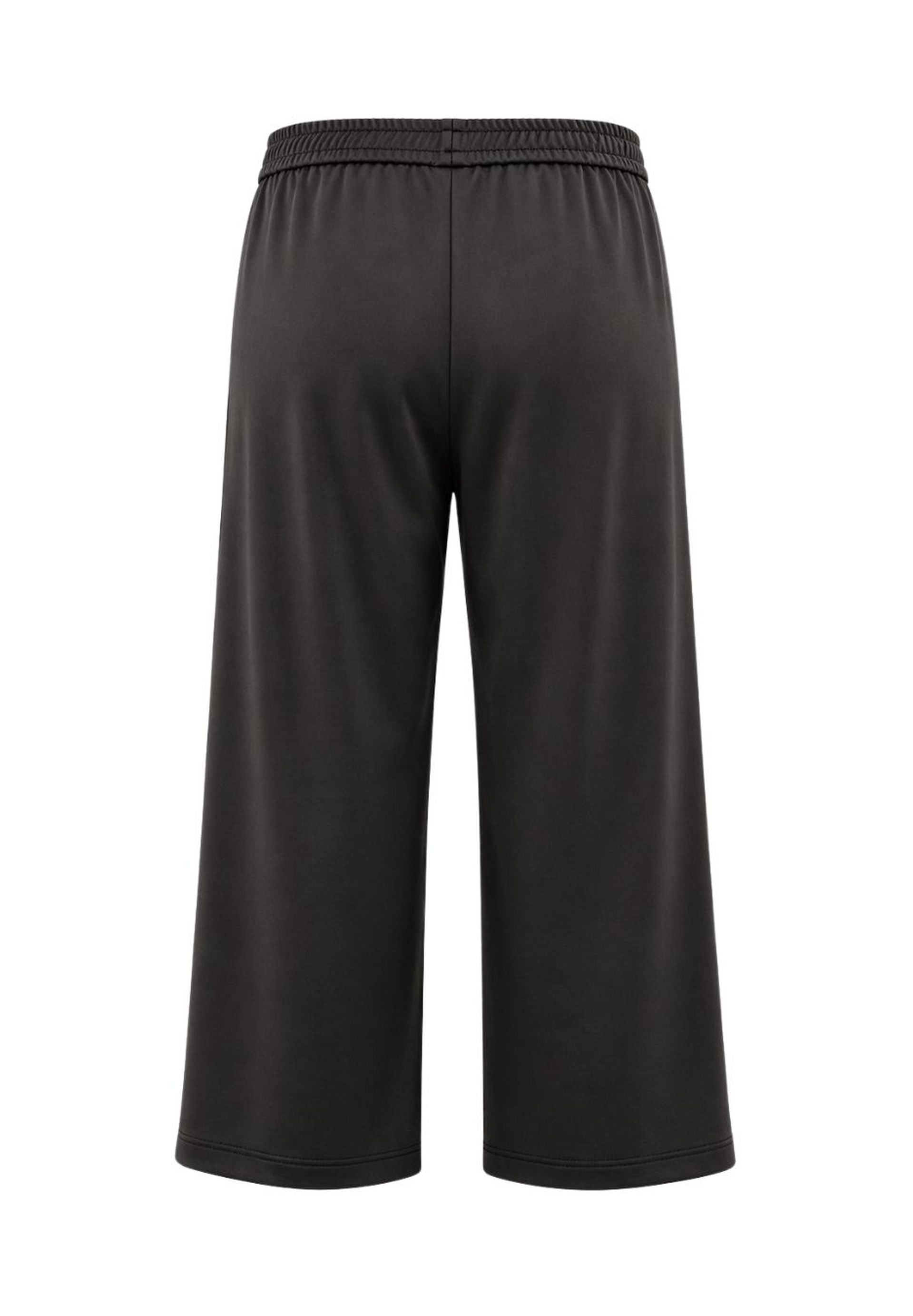 Tuzzi chocolate drawstring trousers, back view