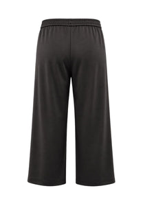 Tuzzi chocolate drawstring trousers, back view