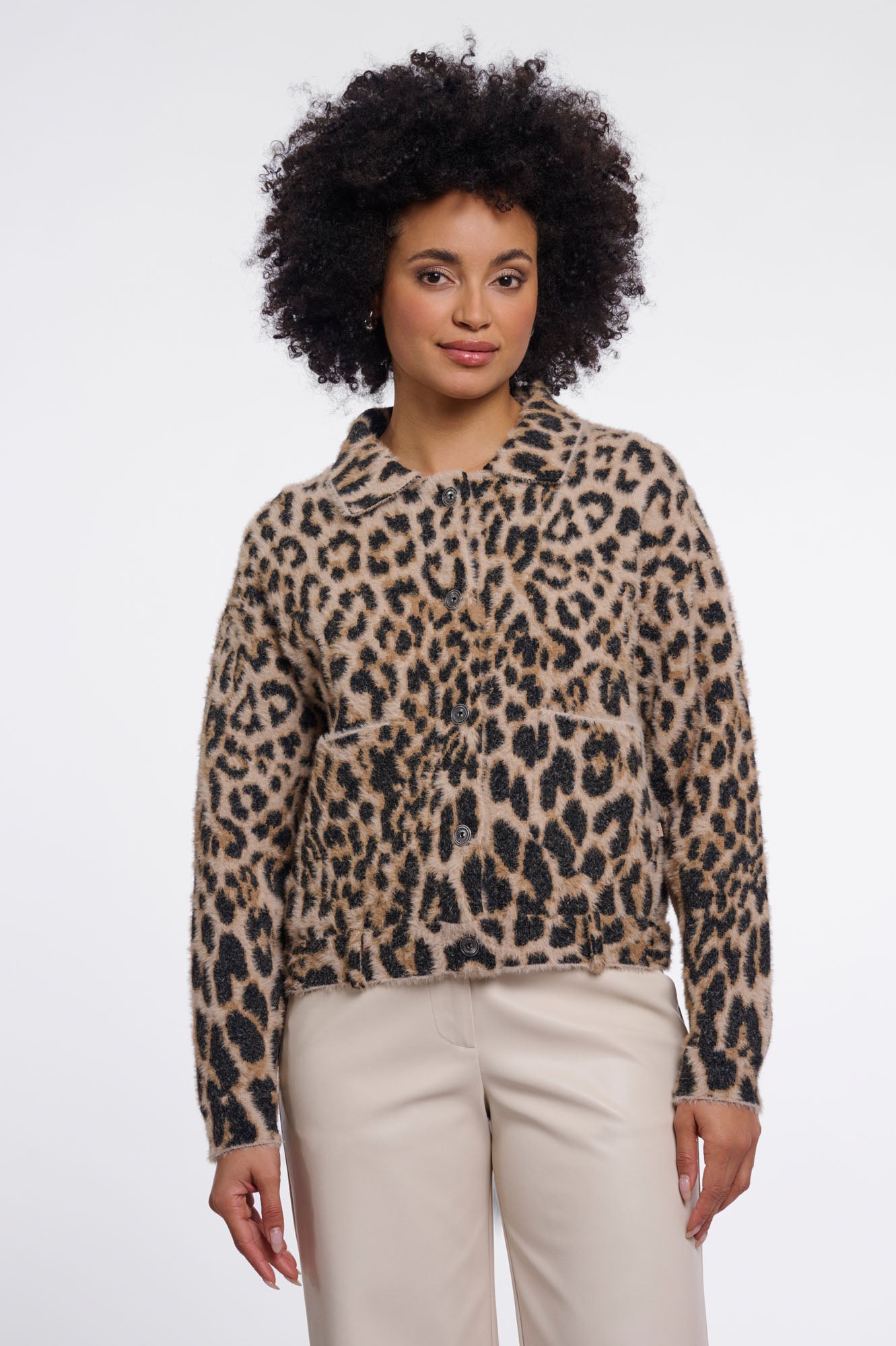 Rino & Pelle Bubbly jacket in Leopard Print
