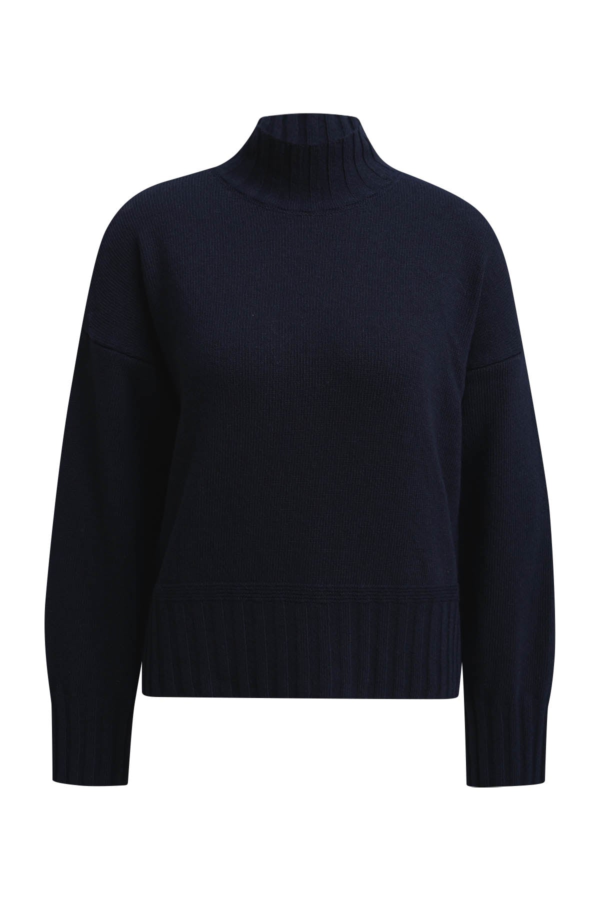 Milano 5280-9143 navy high-neck pullover